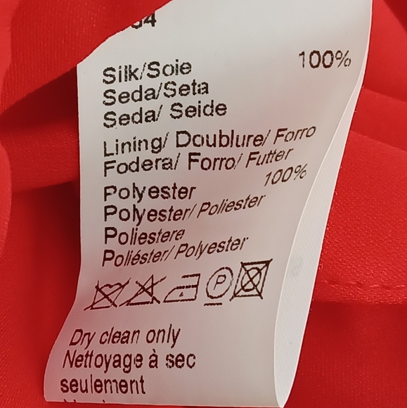 Gerald Darel 100% Silk Colorful Cinched Waist Above The Knee Dress - Picture 12 of 16